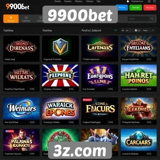 9900bet análise das opções de jogos disponíveis